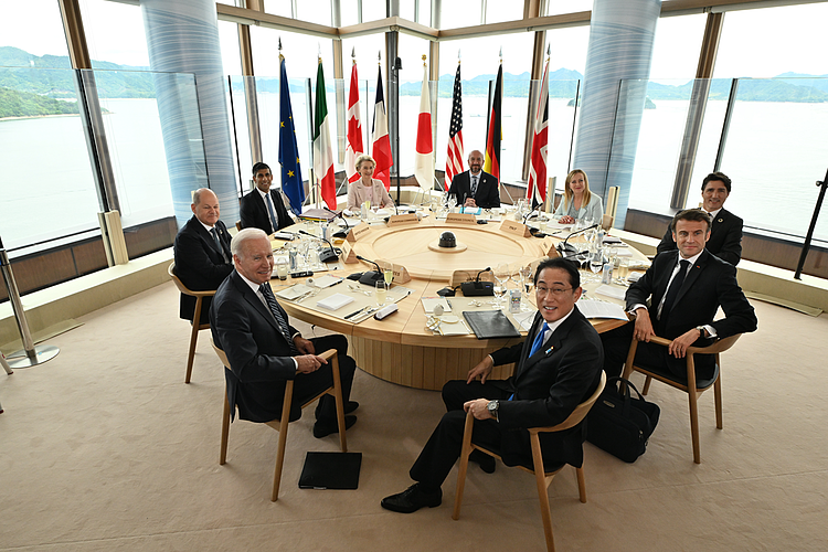  G7 leaders meet in Hiroshima, Japan. 